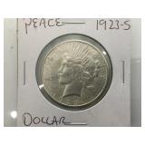 1923-s Silver Peace dollar