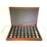 State quarter set w/ coin chest (56) coins