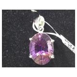 Kalifano sterling & amethyst pendant