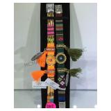 A pair of Kalifano Native Amer. style bracelets