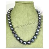 14k gold clasp & cultured  Tahitian pearls w/