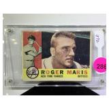 Roger Maris  New York Yankees baseball card ,