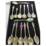Plated souvenir spoons