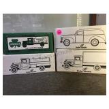 4 diecast metal coin banks, Panel Van Bank,
