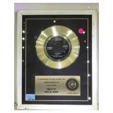 Framed "Beat It" & "Billie Jean" LE record display