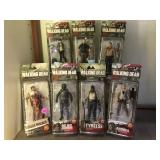 7 AMC  Walking  Dead action figures, nib