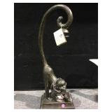 Resin monkey base table lamp local pickup only
