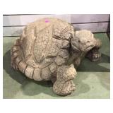 Large cement tortoise, yard art. 19/15. Local