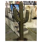Saguaro cactus garden torch, 64" tall. Local