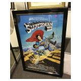 Superman 111 framed poster, 28/43. Local pickup