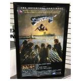 Superman 11 framed poster,  28/43 local pickup