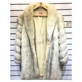 Northern Belle faux fur full length coat,