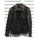 Reaction  Kenneth Cole black leather jacket