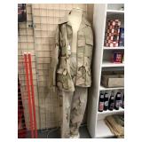 Military Camo and  manikin