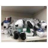 Snoopy plush dolls x11