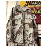 Camo US Army Uniform Top with Patches
