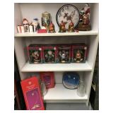 Misc Christmas Decorations 3 Shelves