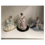 Avon collectible porcelain figurines with boxes