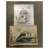 Train metal signs