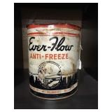 Ever flow anti-freeze vintage tin