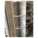 Metal  corner plant stand