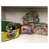Bozo the clown Wonka Scooby Doo Tins and More