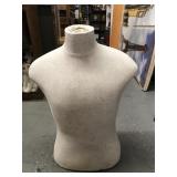Male mannequin bust