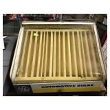 GE vintage automotive bulb case