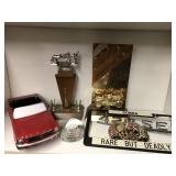 Car memorabilia mustang planter and more