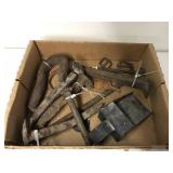Railroad nails and other vintage items