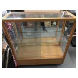 Glass display case