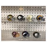 Super bowl rare mini helmets
