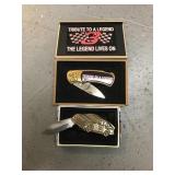 Dale Earnhardt pocket knives