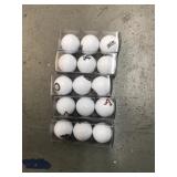 Golf balls Eagles Twins Cardinals and Mariners