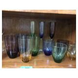 Lenox colored glasses with Boxes