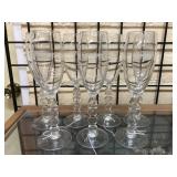 Stardust Hotel and Casino Champagne Glasses set