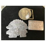Vintage belt buckles