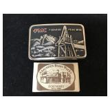 FMC  Paradise peak mine Belt Buckle