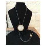 1921 Morgan silver dollar bolo tie