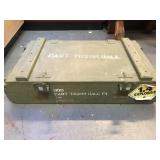 Military explosive vintage wooden box