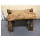 Camel saddle stool