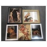 Pinup models and risky vintage pictures