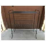 Vintage  Metal Record Stand