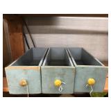 Vintage wooden drawers great for display