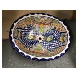 Porcelain handpainted sink