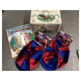 Three Stooge Desk Set & metal sign and More