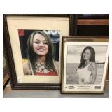 Miley Cyrus and Stacy Kamono Signed Photos