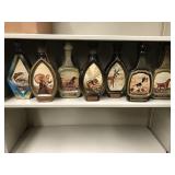 Beams choice vintage whiskey bottles