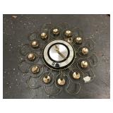 Mid Century Robert Shaw Metal Clock