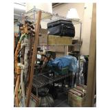 Shelf Tech Metal Shelving Unit contents not